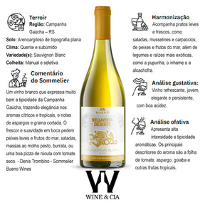 Vinho Bueno Bellavista Desirée Sauvignon Blanc 750ml