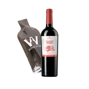 Vinho Fino Tinto Seco Bueno Bellavista Desirée Merlot 2022 + Wine Skin