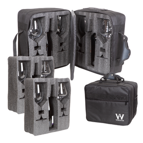 Mala Com Espuma Protetora EZ Trip Para Garrafas e/ou Taças