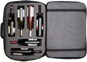 Mala Com Espuma Protetora  Melhor Cia - 6 garrafas