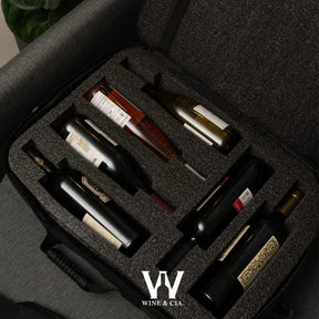 Mala Com Espuma Protetora  Melhor Cia - 6 garrafas