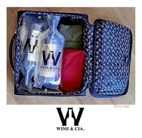 Wine Skins Para Transporte de Garrafas de Vinho Em Segurança