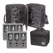 Mala Com Espuma Protetora EZ Trip Para Garrafas e/ou Taças