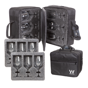 Mala Com Espuma Protetora EZ Trip Para Garrafas e/ou Taças