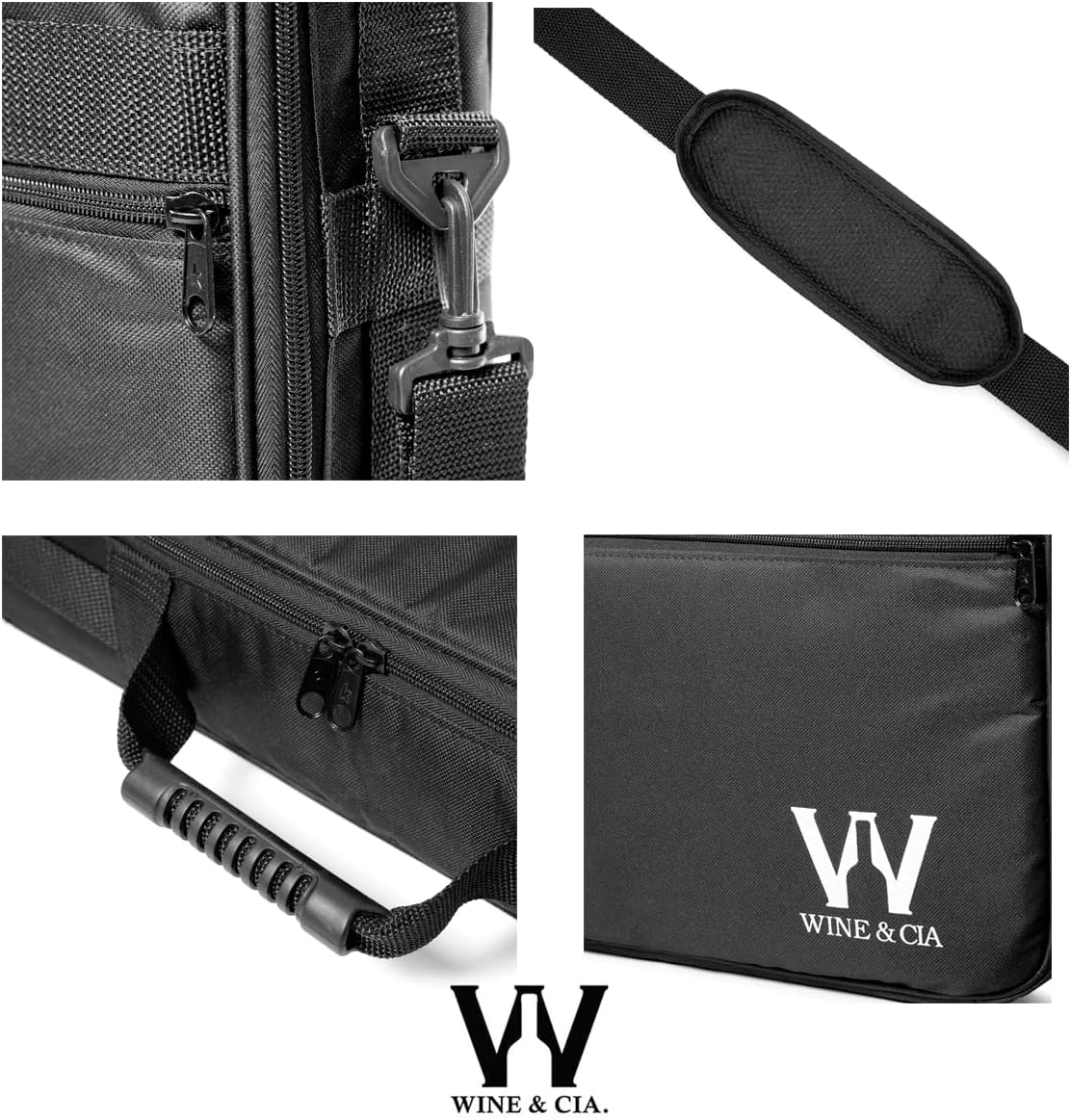 Mala Com Espuma Protetora  Melhor Cia - 6 garrafas