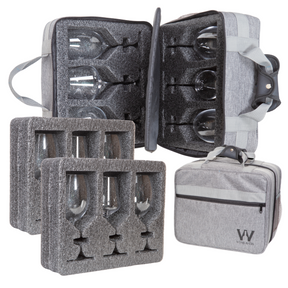 Mala Com Espuma Protetora EZ Trip Para Garrafas e/ou Taças