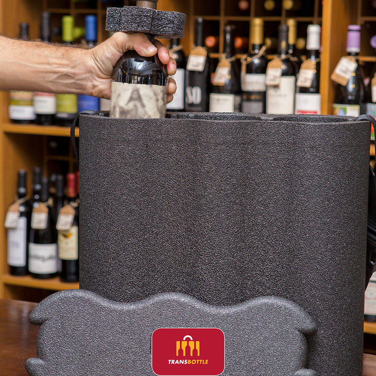 Transbottle Premium Case - 3 Garrafas e Com Safe Locker