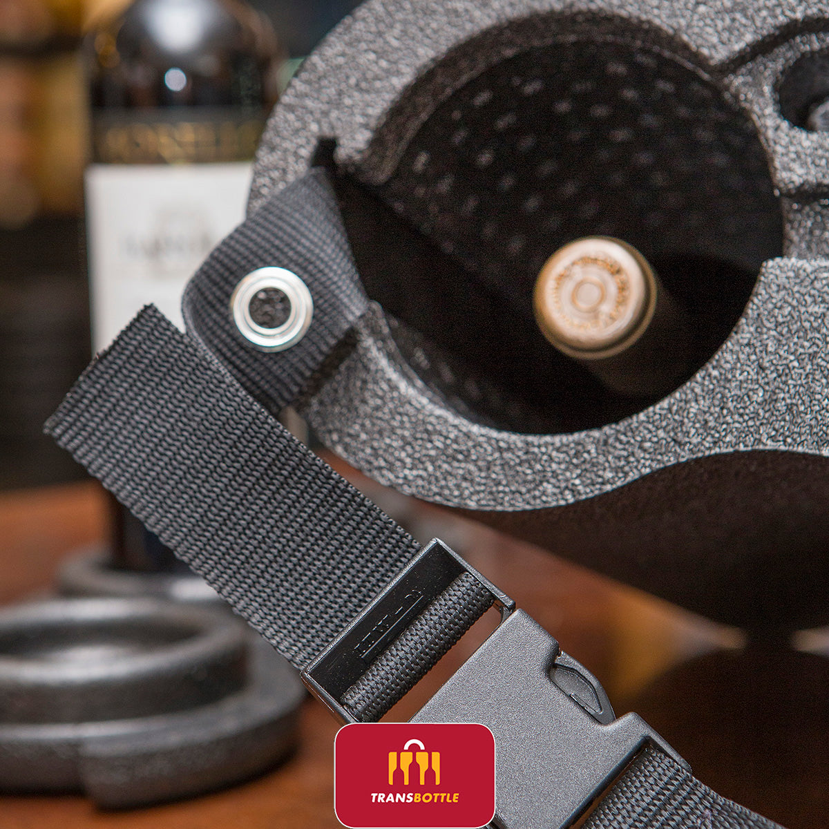 Transbottle Premium Case - 3 Garrafas e Com Safe Locker