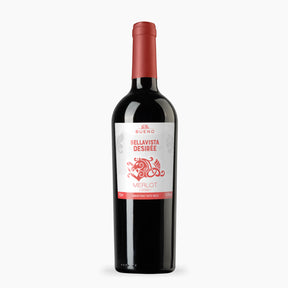 Vinho Fino Tinto Seco Bueno Bellavista Desirée Merlot 2022 + Wine Skin