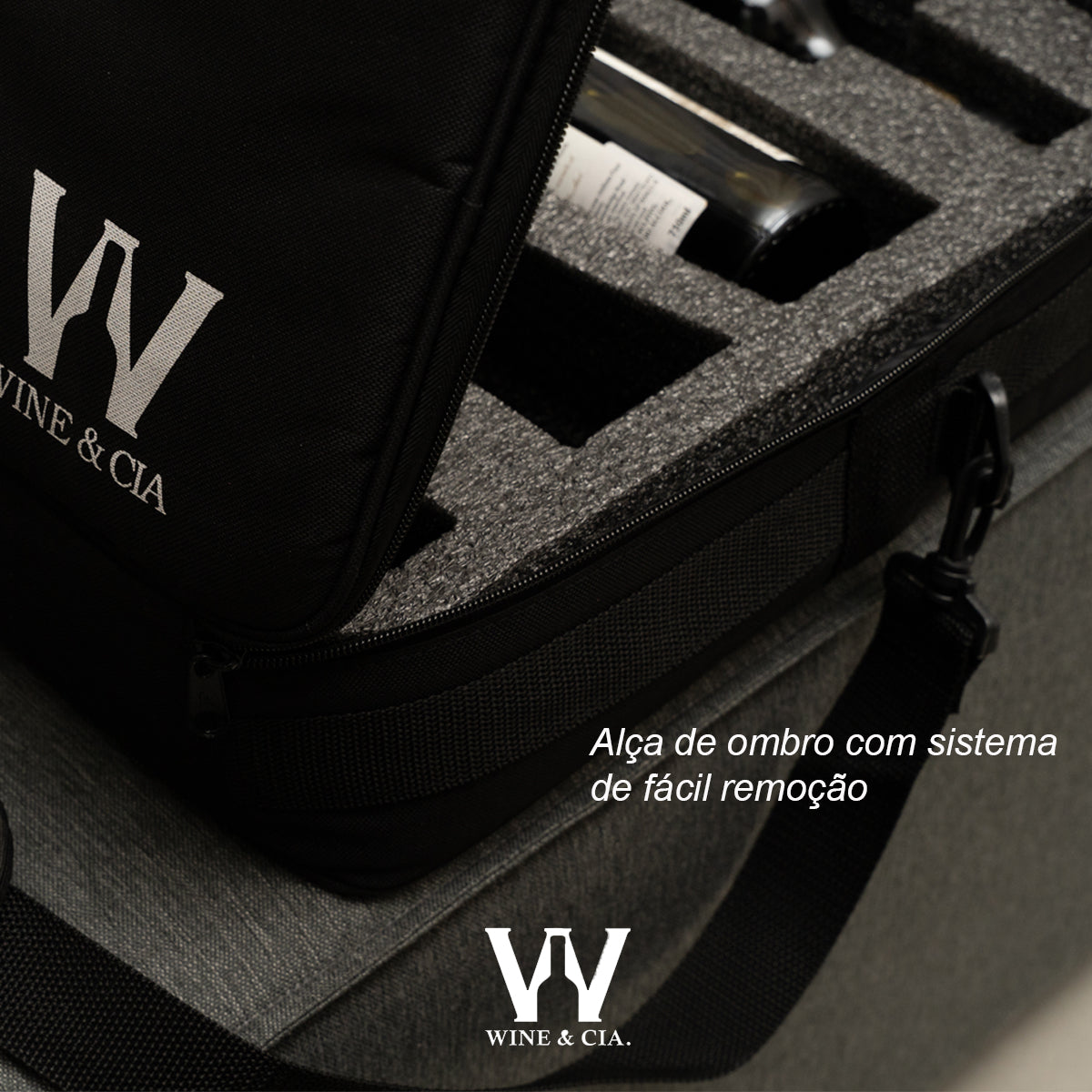 Bolsa Mala Transportar Vinho Sem Espuma