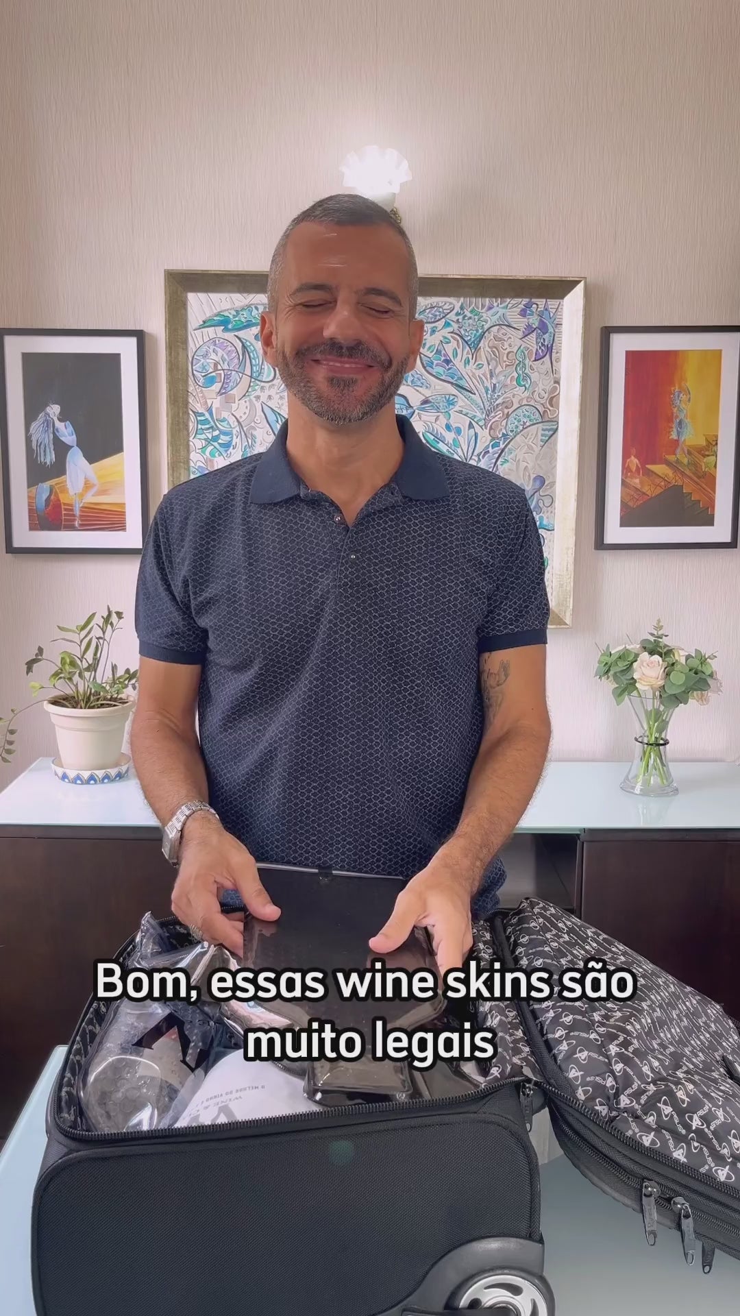 Wine Skins Para Transporte de Garrafas de Vinho Em Segurança