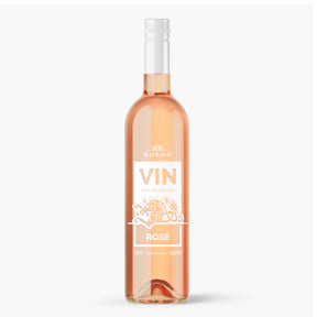 Vinho VIN Rose Seco 750ml Bueno Wines + Wine Skin