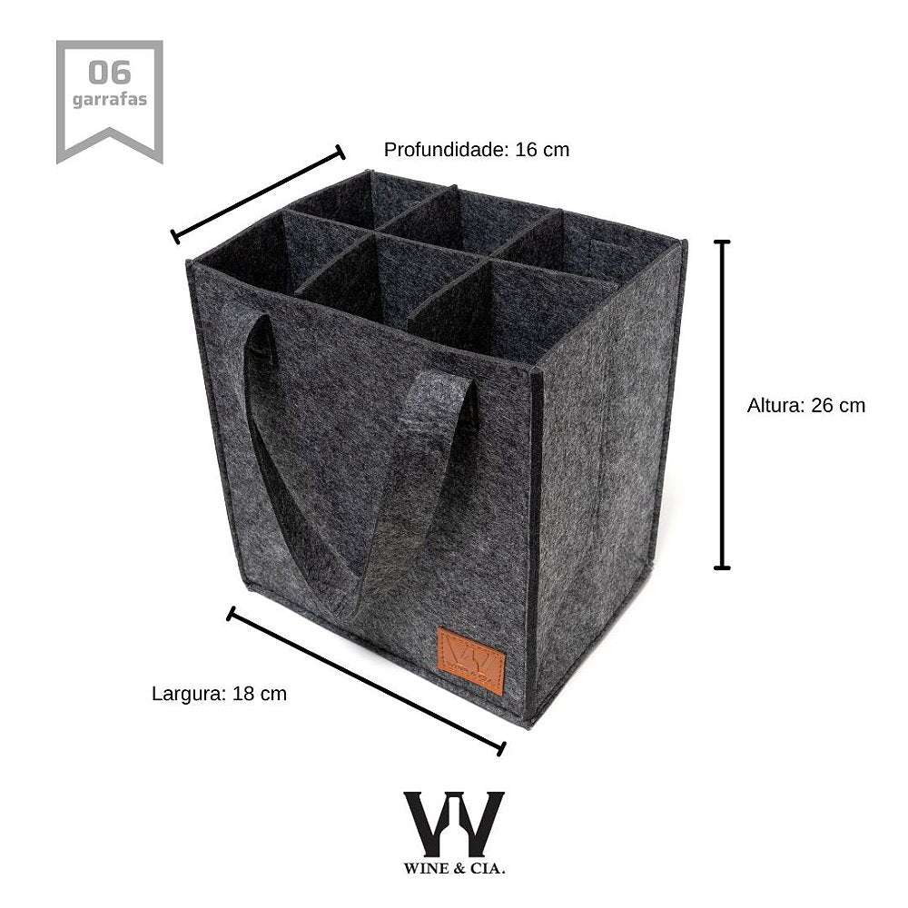 Bolsa Cordilheira - 6 Garrafas