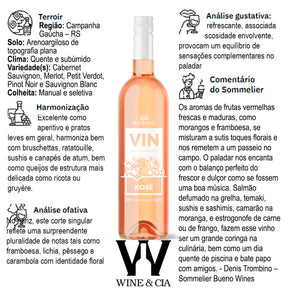 Bolsa Térmica Pinot Gris 2 Garrafas + 2 Vinhos Selecionado Kit Presente