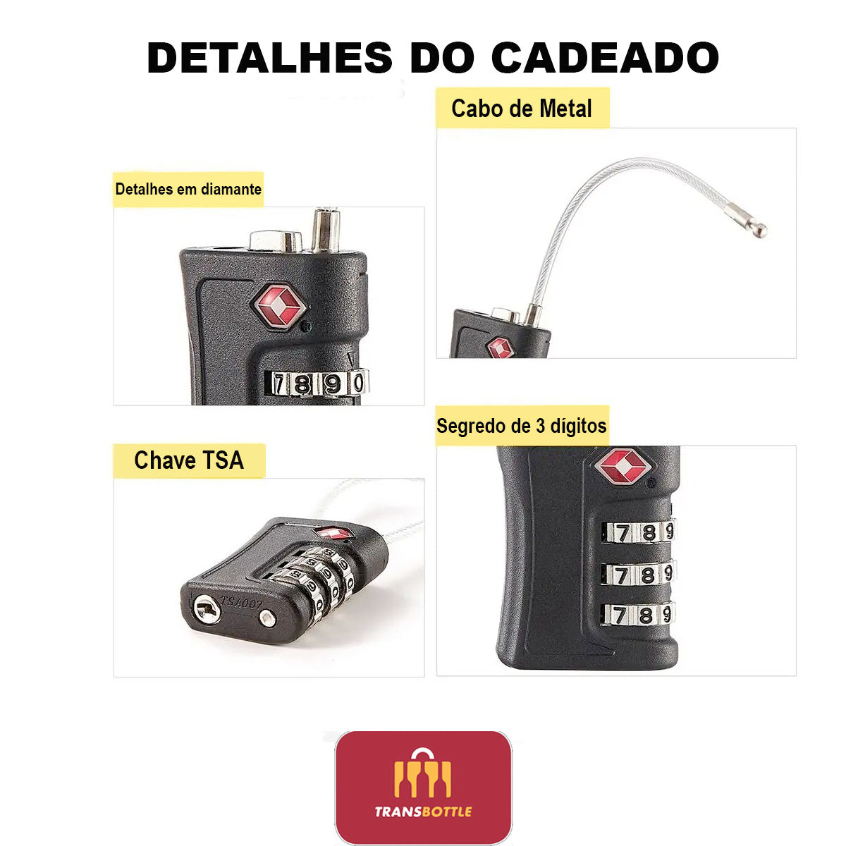 Transbottle Premium Case - 1 Garrafa Com Transbottle Safe Locker