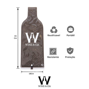 Wine Skins Fume Para Transporte de Garrafas de Vinho Em Segurança