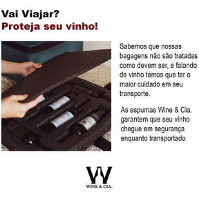 Espuma Potetora de Vinhos Para 12 Garrafas - Au Revoir